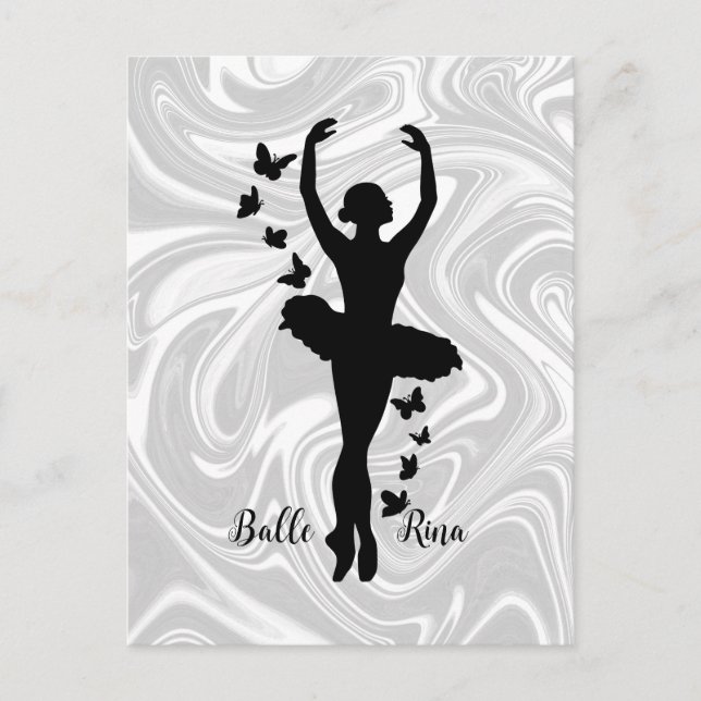 Postal Cute Ballerina (Anverso)