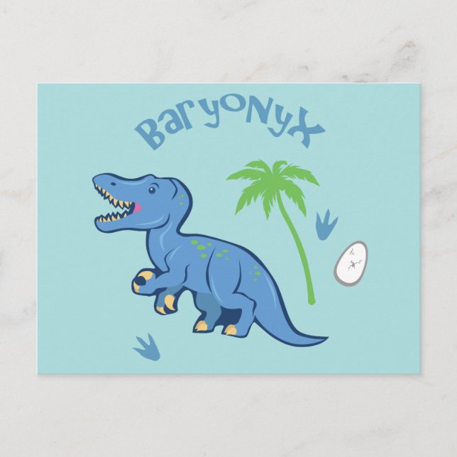 Postal Cute Baryonyx (Anverso)