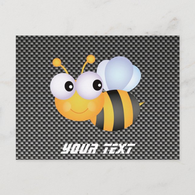 Postal Cute Bee; Sleek (Anverso)