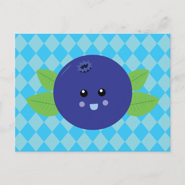 Postal Cute Blueberry (Anverso)