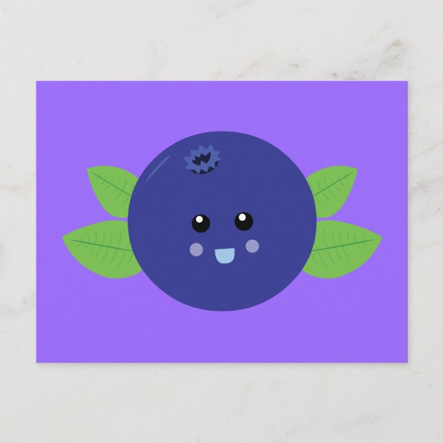 Postal Cute Blueberry (Anverso)