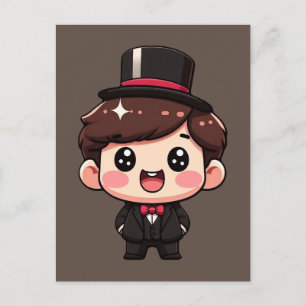 Postal Cute Chibi Gentleman