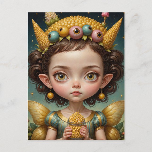 Postal Cute Corny Fairy (Anverso)