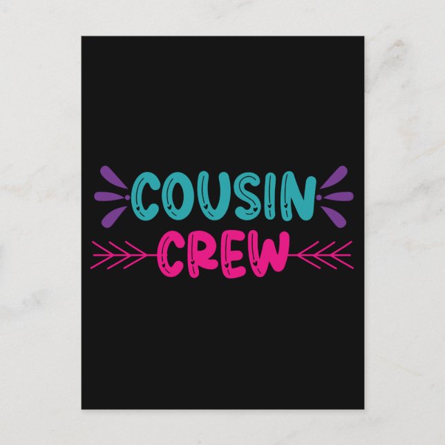 Postal Cute Cousin Crew (Anverso)