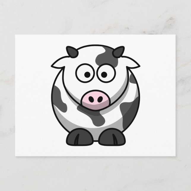 Postal Cute Cow (Anverso)