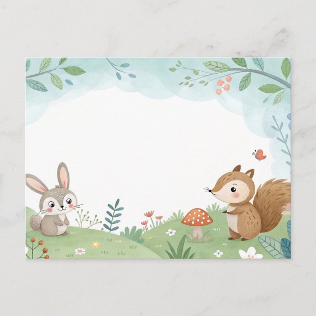 Postal Cute Critters in Nature (Anverso)