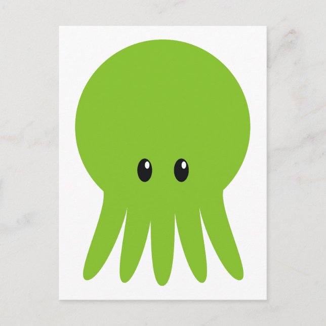 Postal Cute Cthulhu (Anverso)