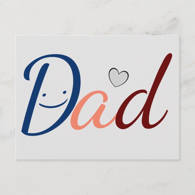 Postal Cute Dad (Anverso)