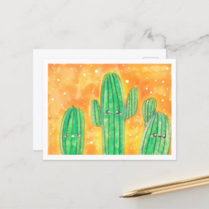 Postal Cute Desert Cactus