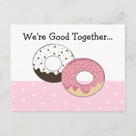 Postal Cute Donuts Con Mensaje...