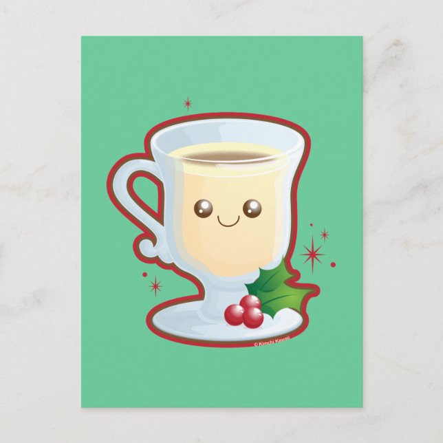 Postal Cute Eggnog (Anverso)