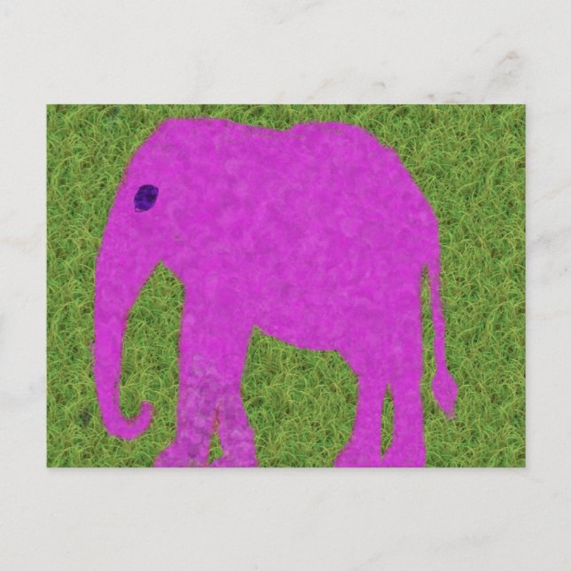 Postal Cute Elephant (Anverso)
