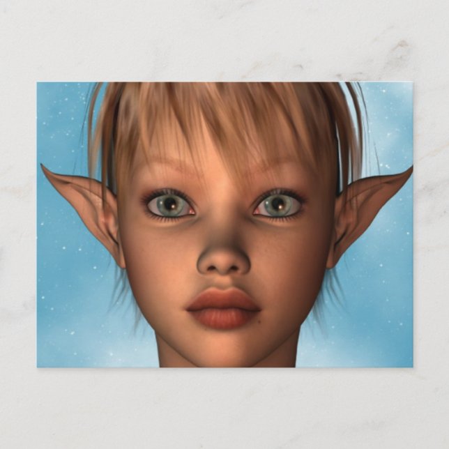 Postal Cute Elf (Anverso)