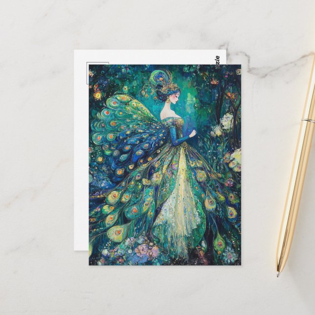 Postal Cute Fairy (Anverso/Reverso In Situ)