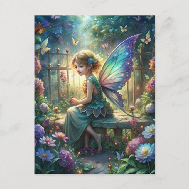 Postal Cute Fairy  (Anverso)
