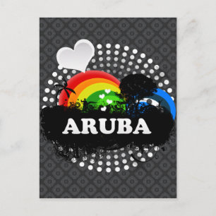 Postal Cute Fruity Aruba
