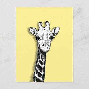 Postal Cute Giraffe