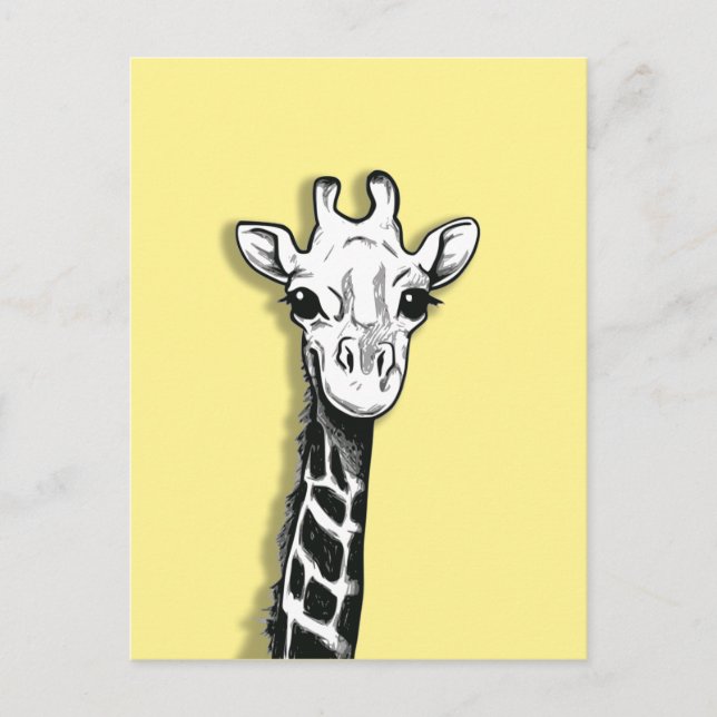Postal Cute Giraffe (Anverso)