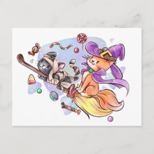 Postal Cute Halloween
