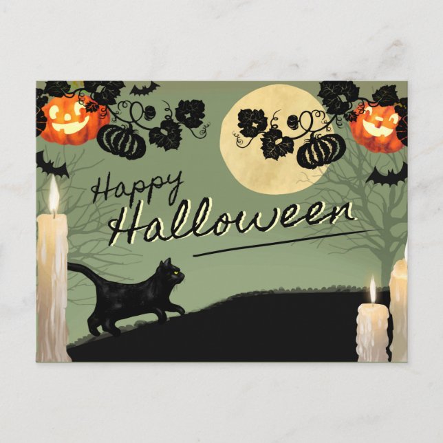 Postal Cute Halloween (Anverso)