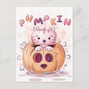 Postal Cute Halloween