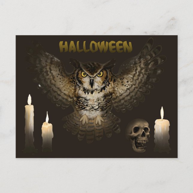 Postal Cute Halloween (Anverso)