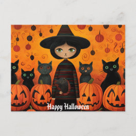 Postal Cute Halloween 3