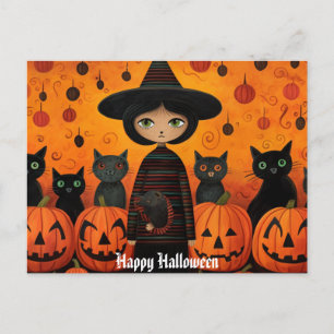 Postal Cute Halloween 3