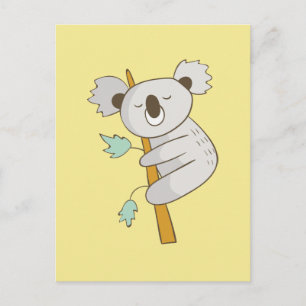 Postal Cute Happy Koala