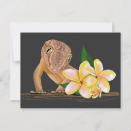 Postal Cute Hawaii Gecko