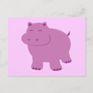 Postal Cute Hippo