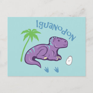 Postal Cute Iguanodon