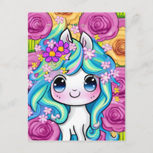 Postal Cute Kawaii Baby Pony