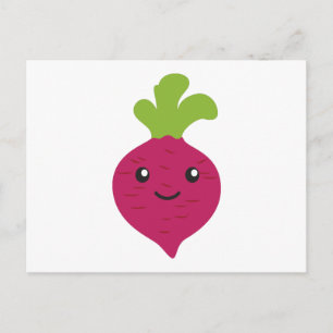 Postal Cute Kawaii Beet