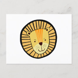 Postal Cute Kids Jungle Lion