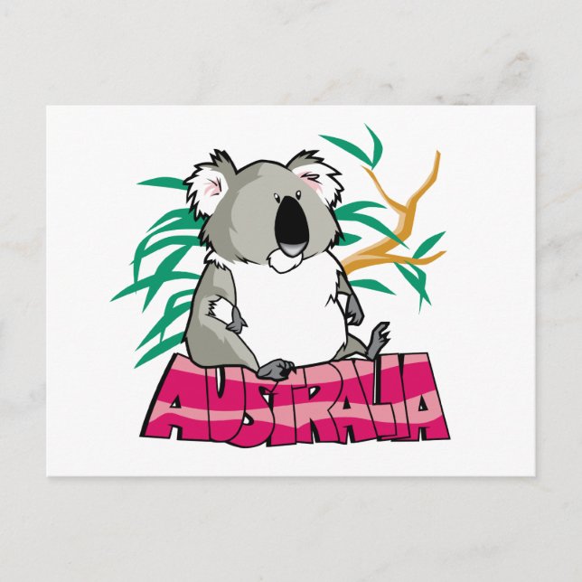 Postal Cute Koala (Anverso)