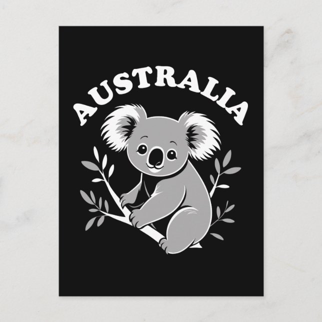 Postal Cute Koala - Australia (Anverso)