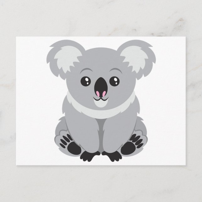 Postal Cute Koala Bear (Anverso)