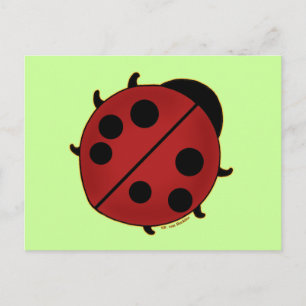 Postal Cute Ladybug