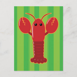 Postal Cute Lobster