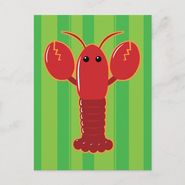 Postal Cute Lobster (Anverso)