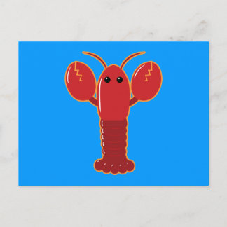 Postal Cute Lobster