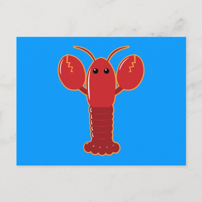 Postal Cute Lobster (Anverso)