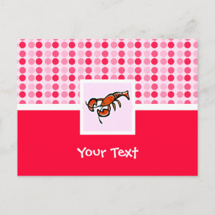 Postal Cute Lobster