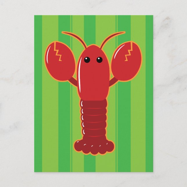 Postal Cute Lobster (Anverso)