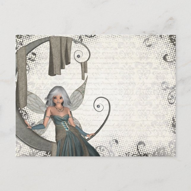 Postal Cute manga fairy (Anverso)