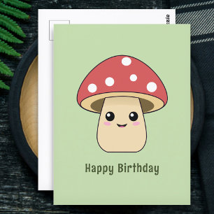 Postal Cute Mushroom