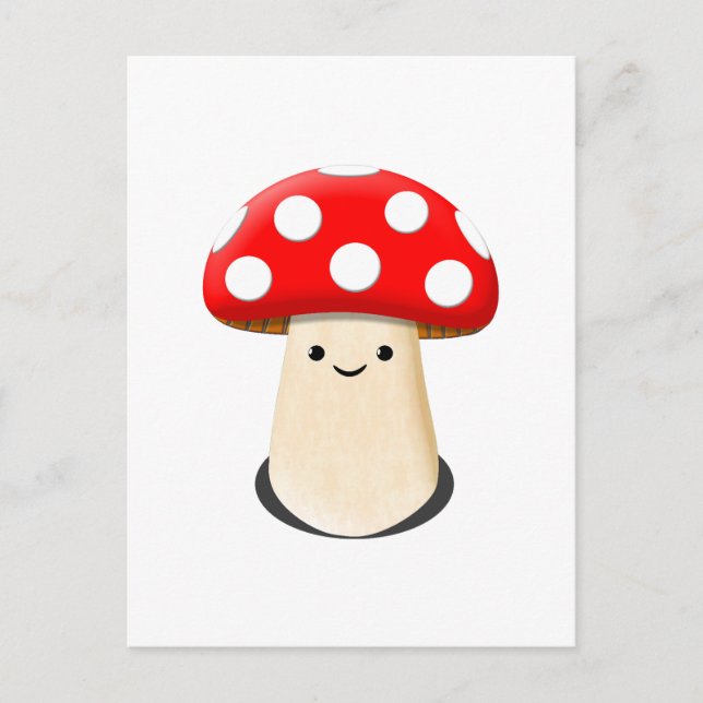 Postal Cute Mushroom (Anverso)