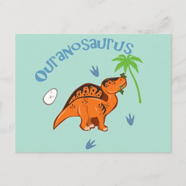 Postal Cute Ouranosaurus (Anverso)