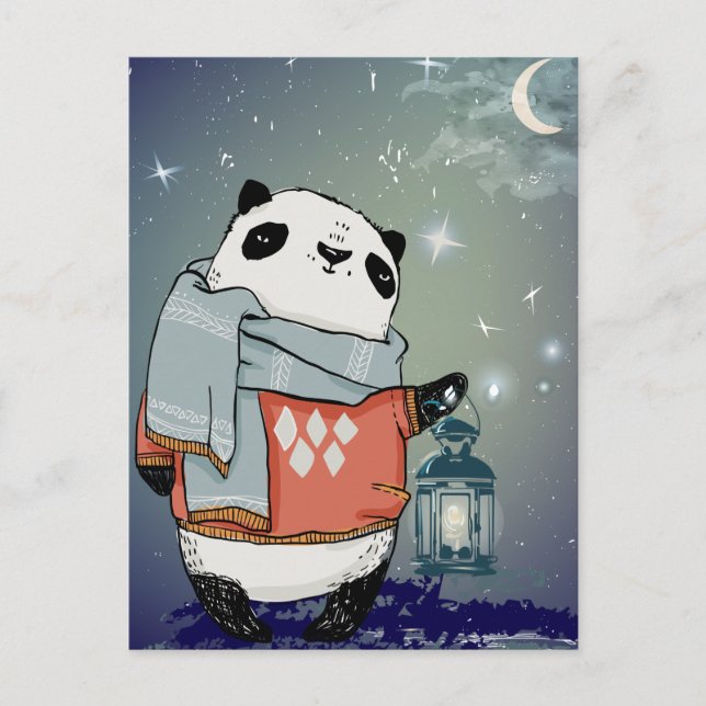 Postal Cute Panda (Anverso)